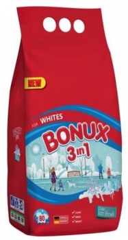 BONUX 3v1 Polar Ice Fresh prací prášok 60 praní 4,5kg