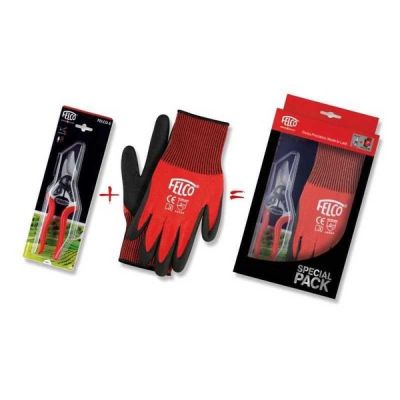 Nožnice a rukavice FELCO 6 + FELCO 701 M darčekový set