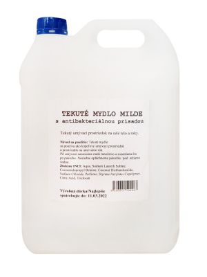 MILDE tekuté mydlo biele 5L