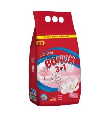 BONUX Color Magnólia 3v1 prací prášok 60 praní 4,5kg